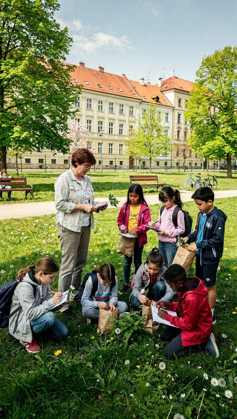 Žáci diskutují o nových výukových metodách ve třídě.